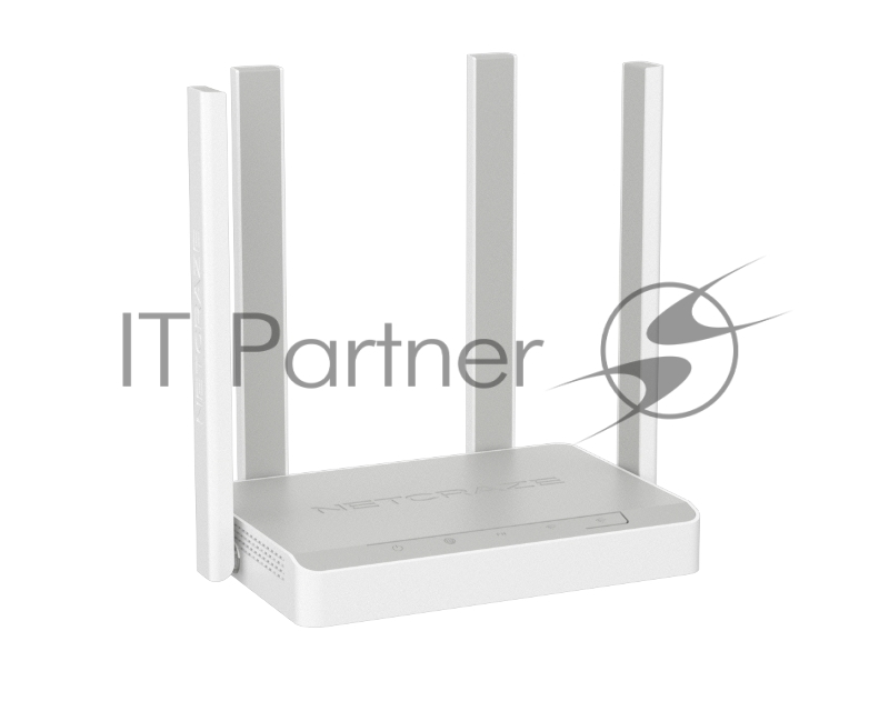 Гигабитный интернет-центр Netcraze Speedster (NC-3013) с Mesh Wi-Fi 5 AC1200, 4-портовым Smart-коммутатором и переключателем режима роутер/ретранслятор