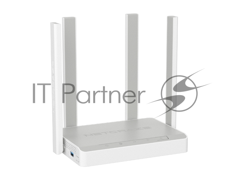 Гигабитный интернет-центр Netcraze Viva (NC-1913) с Mesh Wi-Fi 5 AC1200, 4-портовым Smart-коммутатором и многофункциональным портом USB