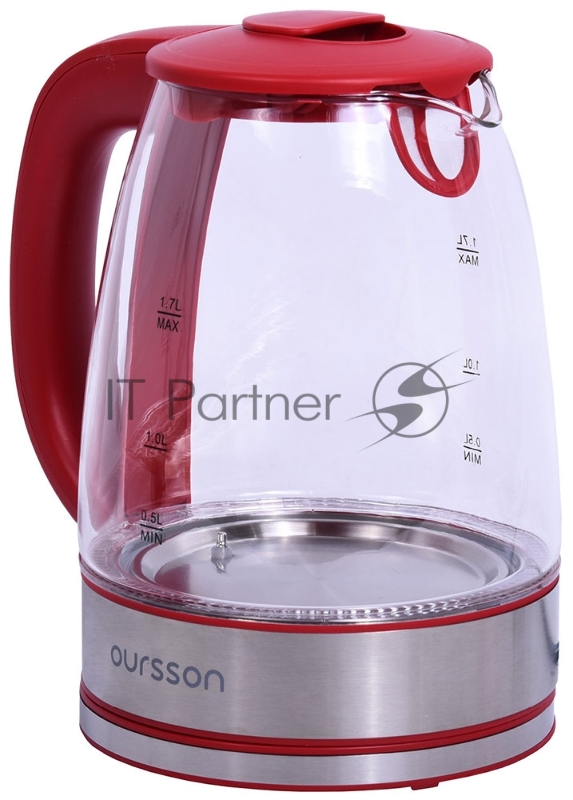 Чайник электрический OURSSON KE1744GD/RD
