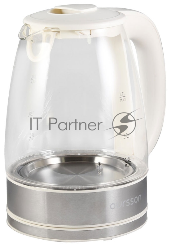 Чайник электрический OURSSON KE1744GD/IV