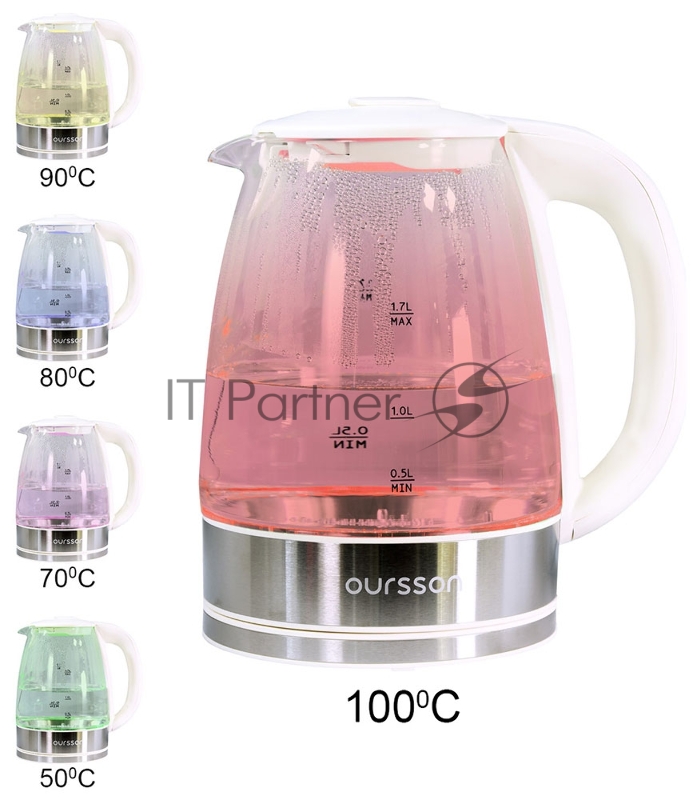 Чайник электрический OURSSON KE1744GD/IV