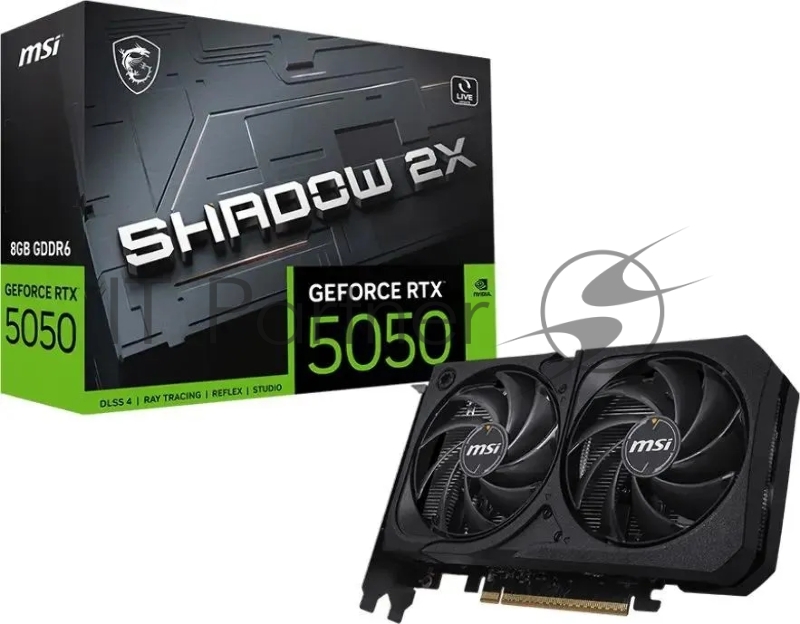 Видеокарта MSI GeForce RTX 5050 8G SHADOW 2X