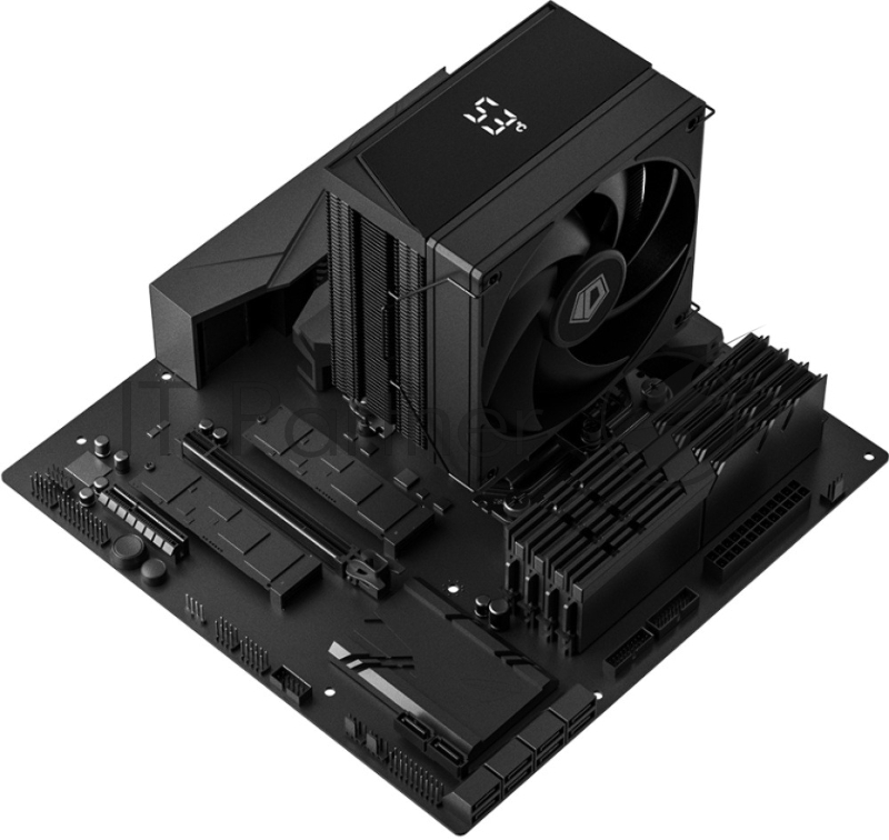 Кулер для процессора ID-COOLING FROZN A410 TD LGA1851/1700/1200/115X/AM5/AM4 (10шт/кор, TDP 220W, PWM, 4 тепл.трубки прямого контакта, FAN 120mm, черный) RET