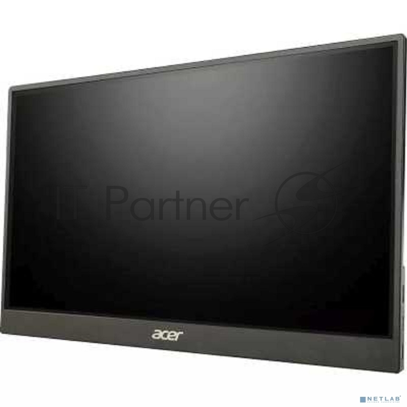 Монитор Acer PM161QJbmiuux 15,6, UltraThin Black, 16:9, IPS, 1920x1080, 6ms, 250cd, 60Hz, mini HDMI, 2xType-C, Speakers 1Wx2, FreeSync, HDR 10, Vesa:100x100