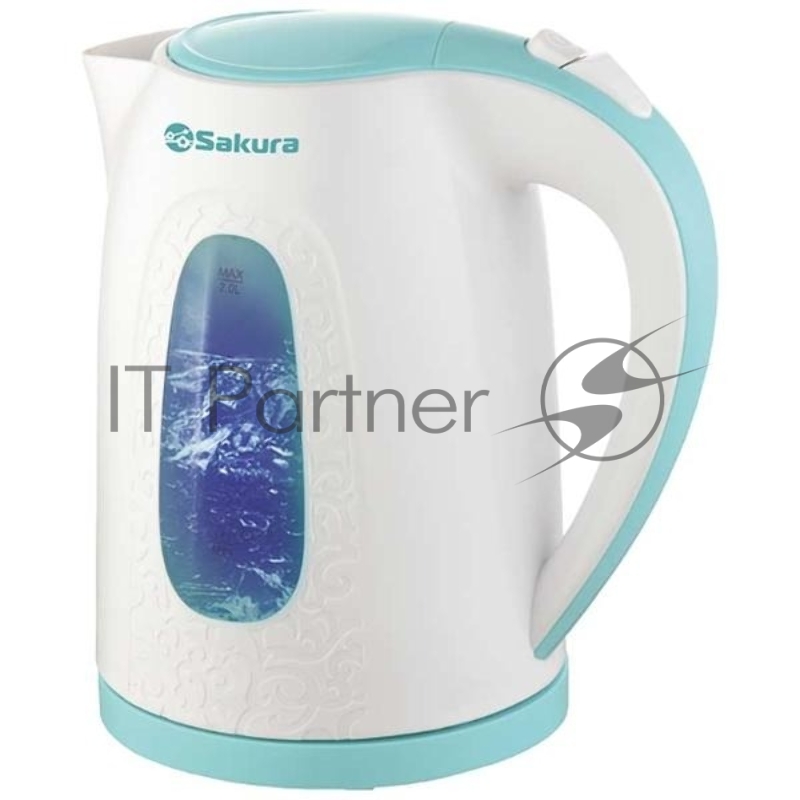 Чайник электрический Sakura SA-2345WBL (2.0) бел/мор волна д