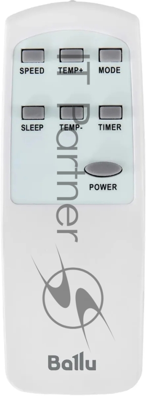 Кондиционер мобильный Ballu Stella BPAC-09 EG/N6 белый площ.24м2