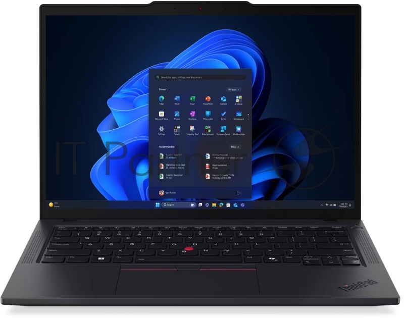 Ноутбук ThinkPad T14 Gen 6 14.0 WUXGA (1920x1200) IPS 400N, Ultra 7 255U, 16GB DDR5-5600, 1TB SSD M.2, Integrated Graphics, WiFi6E, BT, TPM2, FPR, 5MP+IR Cam, 52.5Wh, 65W USB-C, Win 11 Pro, 1Y, 1.4kg