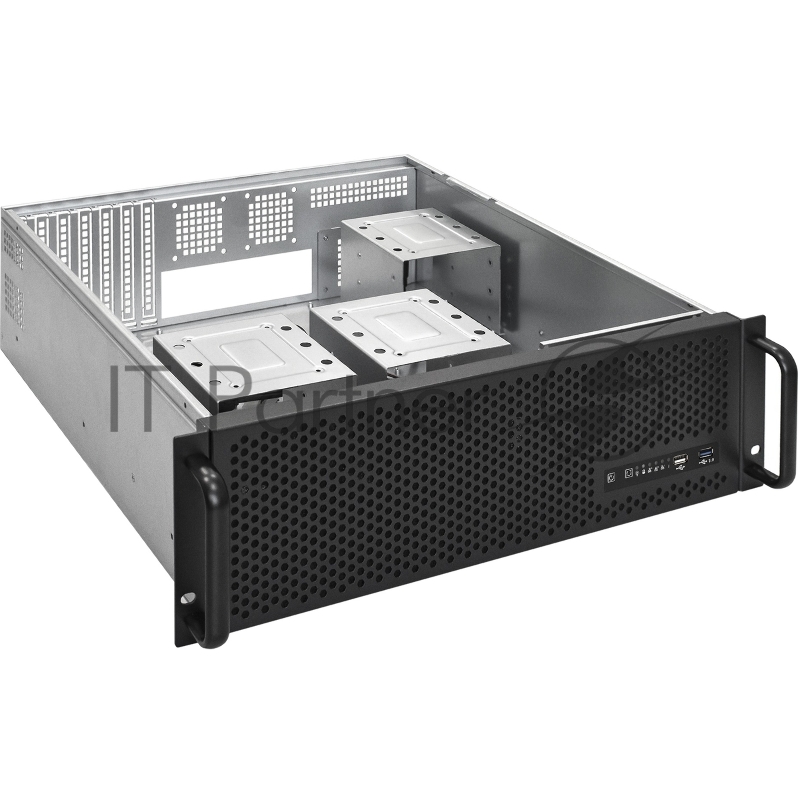 Серверный корпус ExeGate Pro 3U450-09 <RM 19, высота 3U, глубина 450, БП 1000PAS, USB+USB3.0>