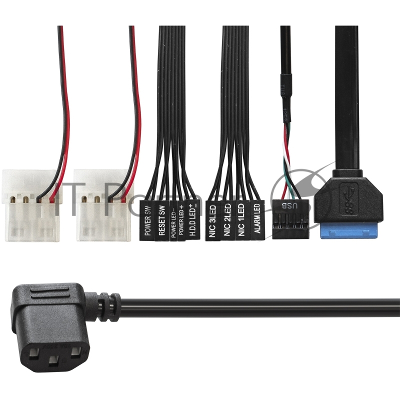 Серверный корпус ExeGate Pro 3U450-09 <RM 19, высота 3U, глубина 450, БП 1100PAS, USB+USB3.0>