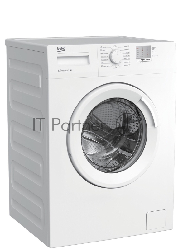 Стиральная машина Beko WRE6511BWW (R) белый, загрузка фронтальная 6 кг, 1000 об/мин., класс: А