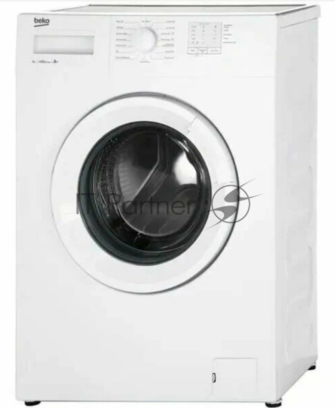 Стиральная машина Beko WRE6511BWW (R) белый, загрузка фронтальная 6 кг, 1000 об/мин., класс: А