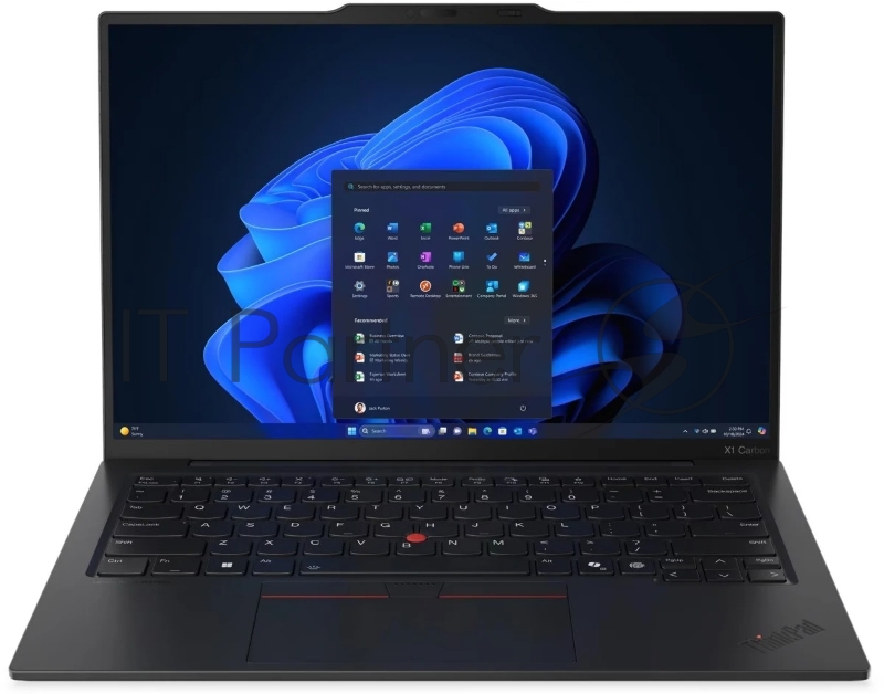 Ноутбук ThinkPad X1 Carbon Gen 13 Aura Edition 2.8K (2880x1800) OLED 400N, Ultra 7 265H, 32GB Soldered LPDDR5x, 1TB SSD M.2, Integrated Graphics, WiFi7, BT, TPM2, FPR, IR Cam, 57Wh, 65W USB-C, Win 11 Pro, 1Y