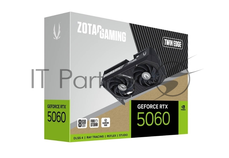 Видеокарта ZOTAC GAMING GeForce RTX 5060 TWIN EDGE NV 8Gb DDR7 128 bit 2280/2527 MHz 3*DP/HDMI 2*FAN RTL