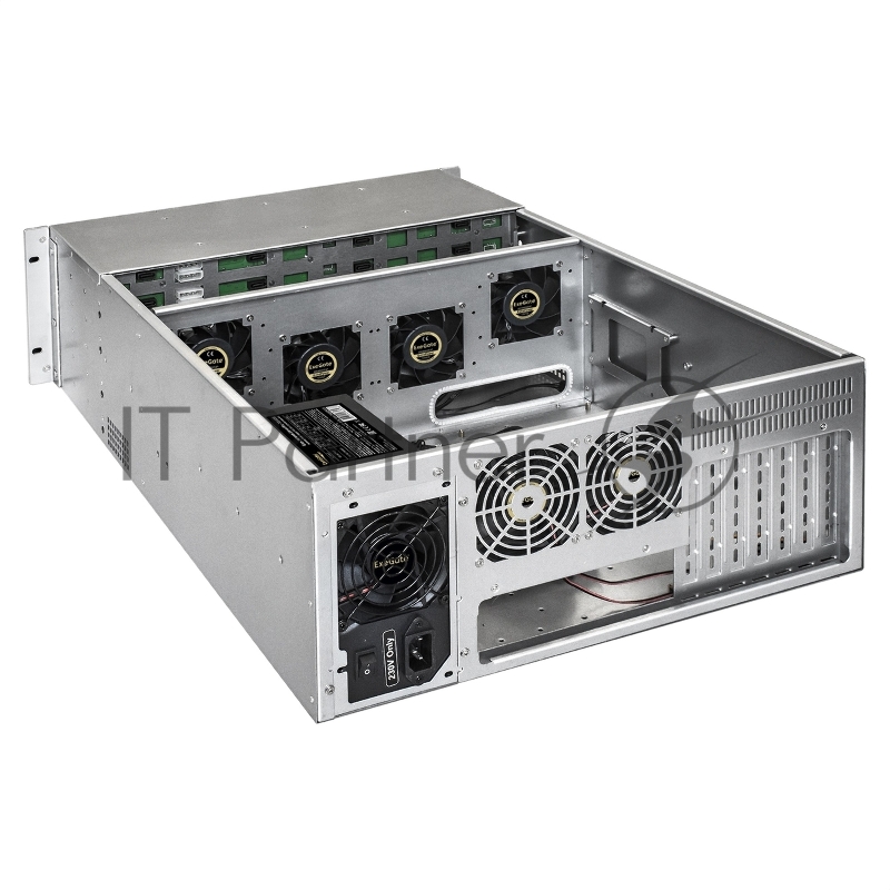 Серверный корпус ExeGate Pro 4U660-HS24 <RM 19, высота 4U, глубина 660, БП 1000PAS, 24xHotSwap, USB>