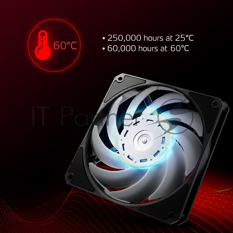 Вентилятор для корпуса ADATA XPG VENTO 120 ARGb черный, 120 мм, 1850 об/мин, 21 дБ, 3 pin