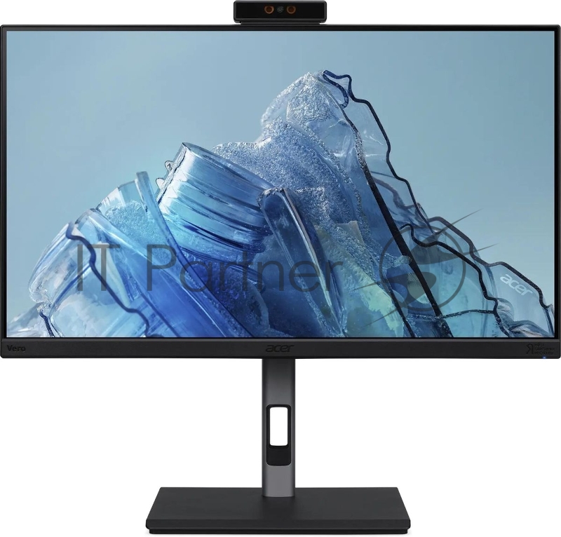 Монитор 23.8 Acer B247YDbmiprczxv IPS 1920x1080, 75 Гц, 4 мс, 16:9, 250 кд/м², VGA, HDMI 1.4, DP 1.2, USB Hub (4x USB 3.0), 3.5 Jack, веб-камера, динамики (2x2 Вт), FreeSync, черный
