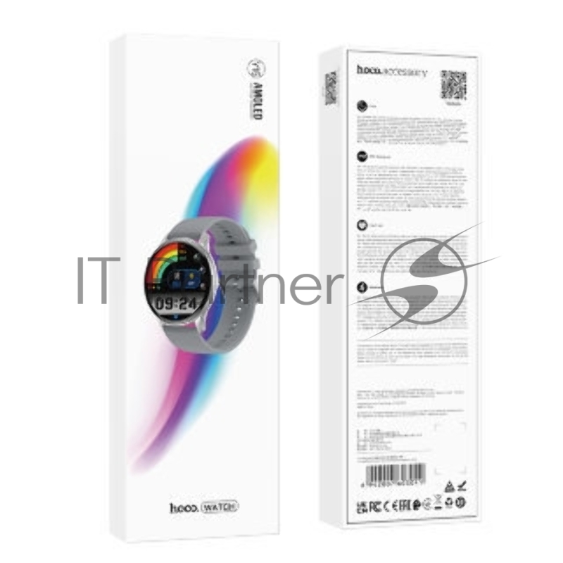 Смарт-часы HOCO (6942007603041) Y15 1.43 Silver