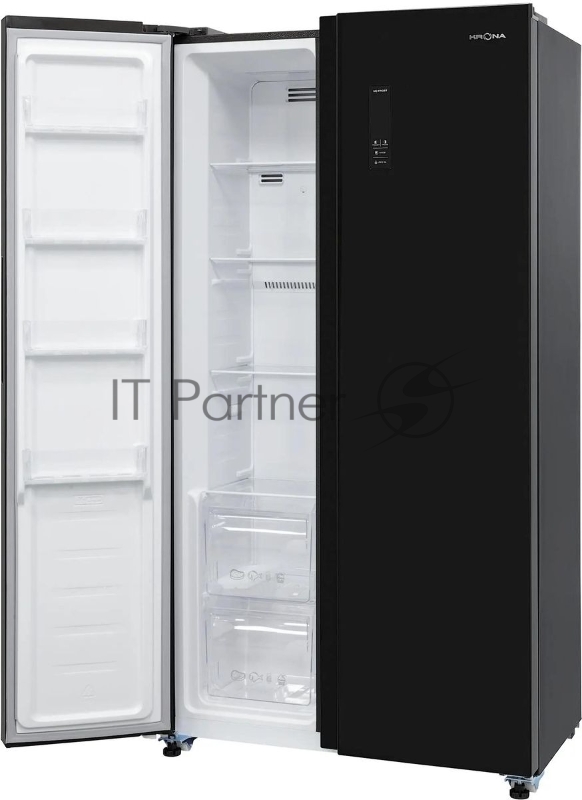 Холодильник KRONA EISKALT 9159 SBS TNF DARK INOX SIDE-BY-SIDE 291/145 л