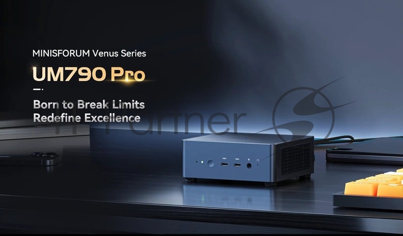 Minisforum Мини ПК UM790Pro/16GB+512GB (AMD R9 7940HS) 16GB+512GB, AMD Radeon780M, Win11 Pro