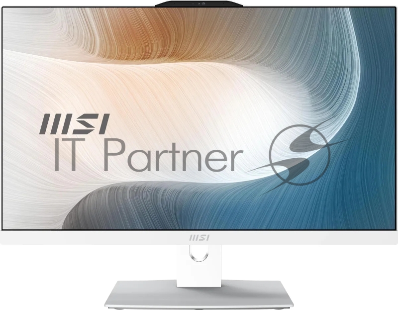 Моноблок MSI Modern AM242P 12M-691RU 23.8 Full HD i5 1235U (1.3) 8Gb SSD512Gb Iris Xe Windows 11 Pro GbitEth WiFi BT 120W клавиатура мышь Cam белый 1920x1080