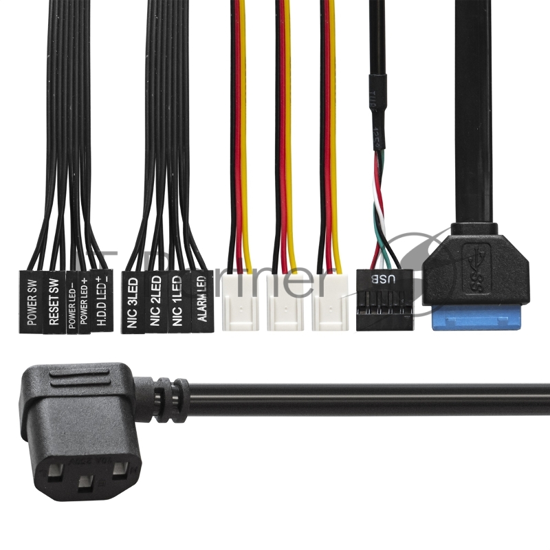 Серверный корпус ExeGate Pro 2U550-06/2U2088 (RM 19, высота 2U, глубина 550, БП 2U-700ADS, USB+USB3.0)