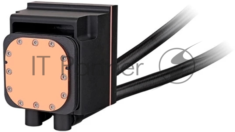 Система водяного охлаждения Thermaltake MAGFloe 420 Ultra ARGB Soc-AM5/AM4/1200/1700/1851 черный 4-pin 34.5dB Al+Cu LCD Ret (CL-W451-PL14SW-A)