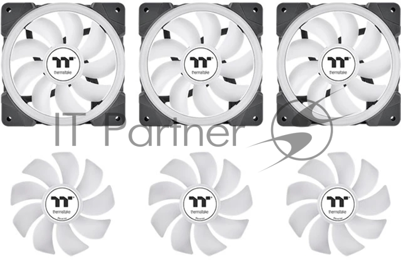 Система водяного охлаждения Thermaltake MAGFloe 360 Ultra ARGB Soc-AM5/AM4/1200/1700/1851 черный 4-pin 30.6dB Al+Cu LCD Ret (CL-W432-PL12SW-A)