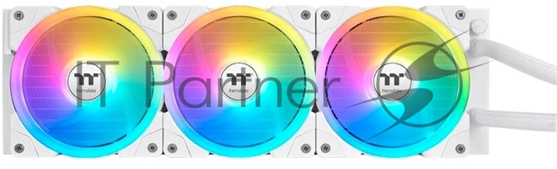 Система водяного охлаждения Thermaltake MAGFloe 360 Ultra Snow ARGB Soc-AM5/AM4/1200/1700/1851 белый 4-pin 30.6dB Al+Cu LCD Ret (CL-W433-PL12SW-A)