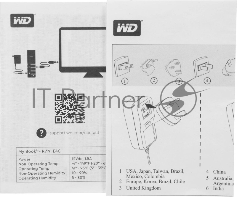Внешний жёсткий диск 24Tb WD My Book New (WDBBGB0240HBK-EESN)