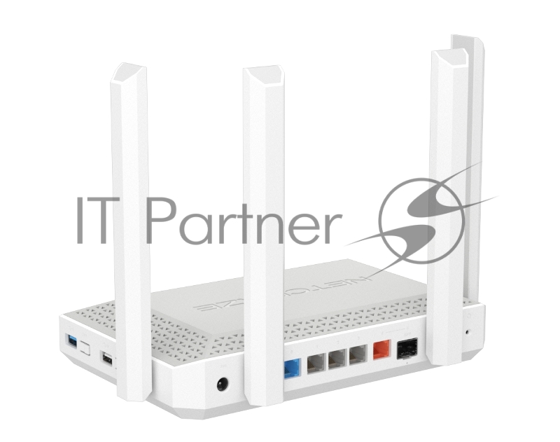 Мультигигабитный интернет-центр Netcraze Giga (NC-1012) с Mesh Wi-Fi 6 AX3000, Smart-коммутатором 1×2.5G/SFP и 4×1G, многофункциональными портами USB 3.0 и 2.0