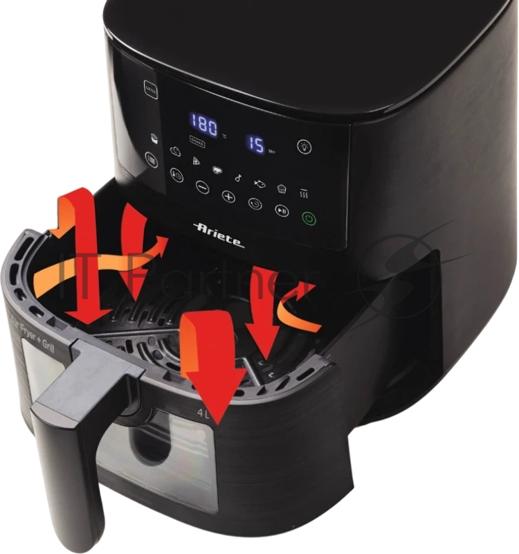 Аэрофритюрница Ariete 4633 Glass DGT Bk