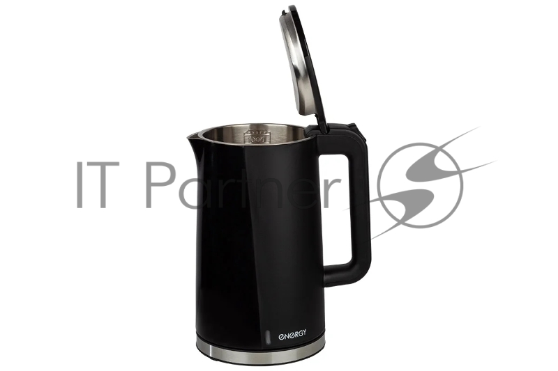 Чайник Energy E-208 1,7 л,сталь, двойной корпус, черный, 2200 Вт (105731)