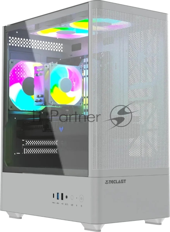 ПК Teclast G03 i5 14400F (2.5) 32Gb SSD1Tb RTX5070 12Gb Windows 11 Pro GbitEth 750W белый (G03 14400F32G1T5070WKRU)