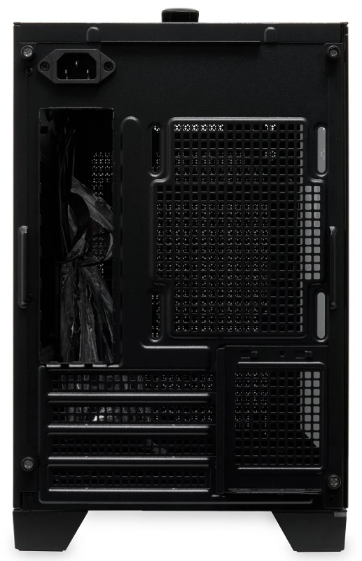 Корпус без блока питания Case HSPD M211, Mesh Mini-tower, Black, TG, 0.7 SPCC, no fans,mATX, mITX, 175/330/150mm, 2x2.5, 1x3.5, 4xPCI, 2xUSB-A 3.0, ARGB strip, 336x211x350mm