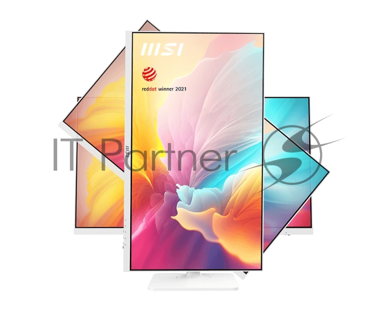 Монитор 27 MSI Modern MD272QXPW IPS 2560x1440, 100 Гц, 4 мс, 16:9, 400 кд/м², HDMI 2.0b, DP 1.2a, USB-C (98 Вт), USB Hub (2x USB 2.0), 3.5 Jack, HDR10, белый