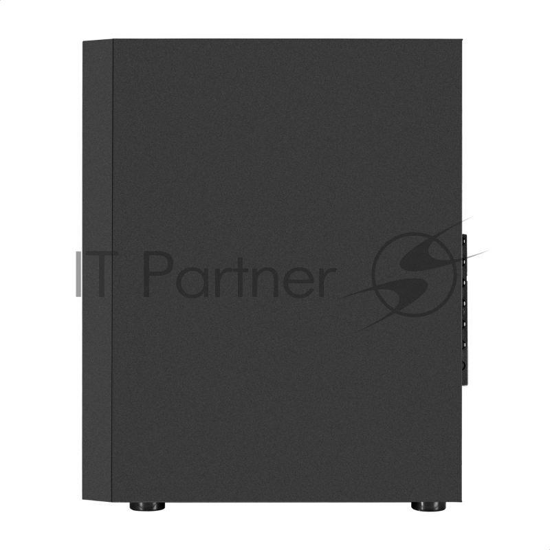 Корпус Miditower ExeGate EVO-9211-500NPX (ATX, БП 500NPX с вент. 12см, с окном, 2*USB+1*USB3.0, HD аудио, черный, 1 вент. с RGB подсветкой)