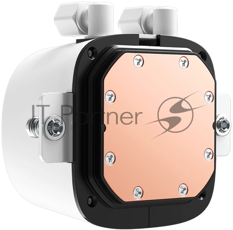 Система водяного охлаждения ID-Cooling FX360 LCD WHITE (Soc 1851/1700/1200/115X/AM5/AM4, 3x120mm fan, 2000rpm, 27.2 дБ, 350W, PWM 4-pin, Al+Cu)