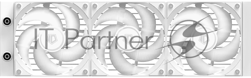 Система водяного охлаждения ID-Cooling FX360 LCD WHITE (Soc 1851/1700/1200/115X/AM5/AM4, 3x120mm fan, 2000rpm, 27.2 дБ, 350W, PWM 4-pin, Al+Cu)