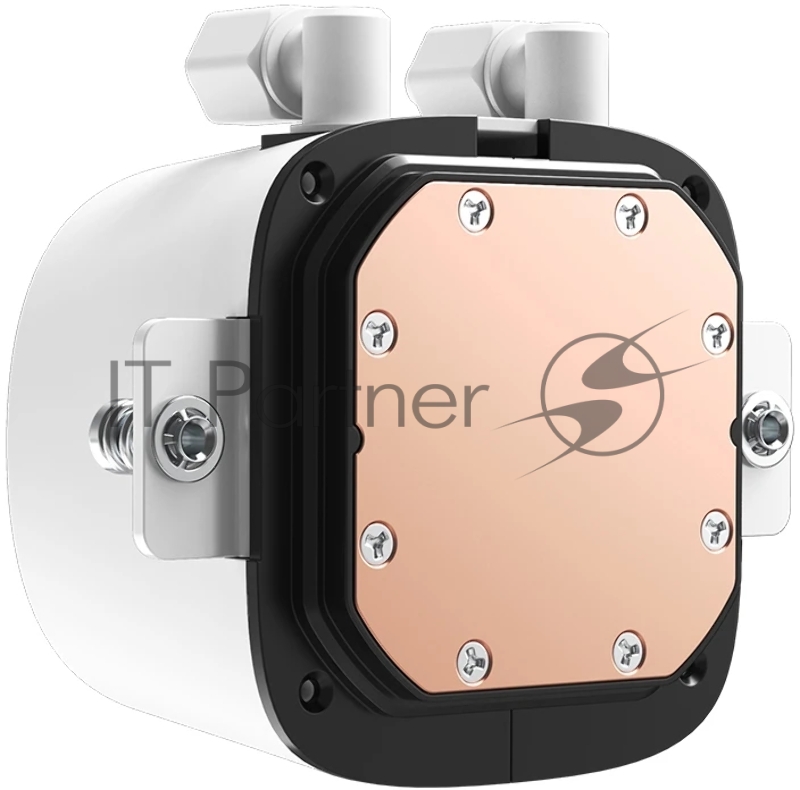 Система водяного охлаждения ID-Cooling FX240 LCD WHITE (Soc 1851/1700/1200/115X/AM5/AM4, 2x120mm fan, 2000rpm, 27.2 дБ, 300W, PWM 4-pin/5V 3Pin ARGB, Cop)