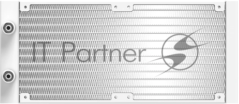 Система водяного охлаждения ID-Cooling FX240 LCD WHITE (Soc 1851/1700/1200/115X/AM5/AM4, 2x120mm fan, 2000rpm, 27.2 дБ, 300W, PWM 4-pin/5V 3Pin ARGB, Cop)