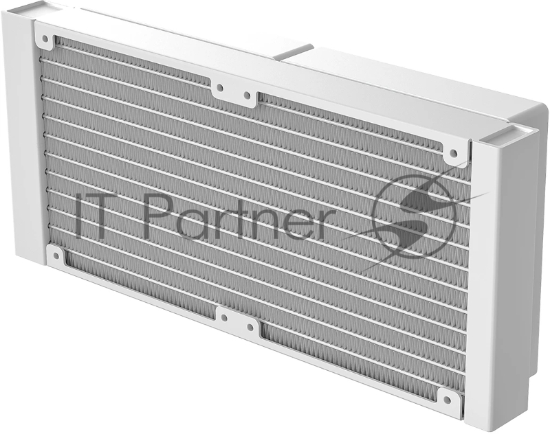 Система водяного охлаждения ID-Cooling FX240 LCD WHITE (Soc 1851/1700/1200/115X/AM5/AM4, 2x120mm fan, 2000rpm, 27.2 дБ, 300W, PWM 4-pin/5V 3Pin ARGB, Cop)
