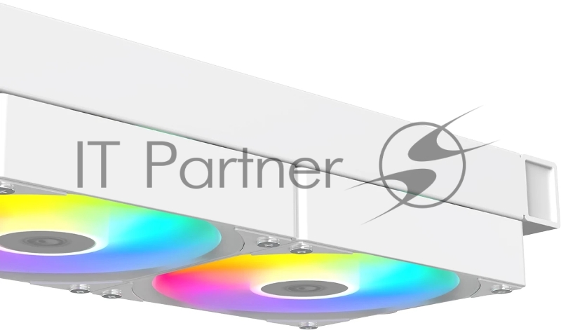 Система водяного охлаждения ID-Cooling FX240 LCD WHITE (Soc 1851/1700/1200/115X/AM5/AM4, 2x120mm fan, 2000rpm, 27.2 дБ, 300W, PWM 4-pin/5V 3Pin ARGB, Cop)