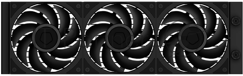 Система водяного охлаждения ID-Cooling FX360 LCD PE (Soc 1851/1700/1200/115X/AM5/AM4, 3x120mm fan, 2450rpm, 34.3 дБ, 350W, PWM 4-pin, Al+Cu) (FX360 LCD PE)