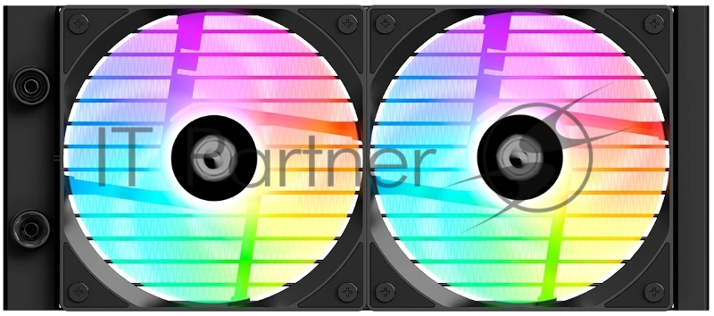 Система водяного охлаждения ID-Cooling FX240 LCD (Soc 1851/1700/1200/115X/AM5/AM4, 2x120mm fan, 2000rpm, 27.2 дБ, 300W, PWM 4-pin/5V 3Pin ARGB,Cop) (FX240 LCD)