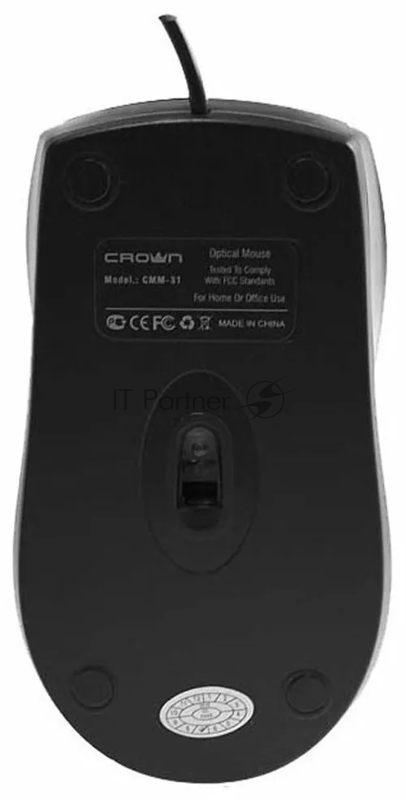 Мышь CROWN CMM-312 black