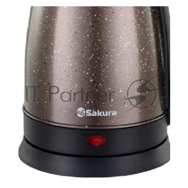 Чайник электрический SAKURA SA-2134DBR 1,8л, нержавейка, бронз/крап