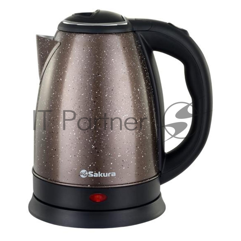 Чайник электрический SAKURA SA-2134DBR 1,8л, нержавейка, бронз/крап