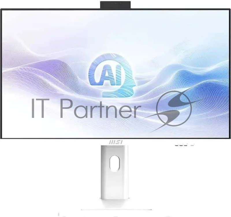 Моноблок MSI Modern AM273QP AI 1UM-095XRU 27 WQHD Core Ultra 7 155H (1.4) 16Gb SSD1Tb Graphics CR без ОС 2.5Gigabit WiFi BT 120W клавиатура мышь Cam белый 2560x1440