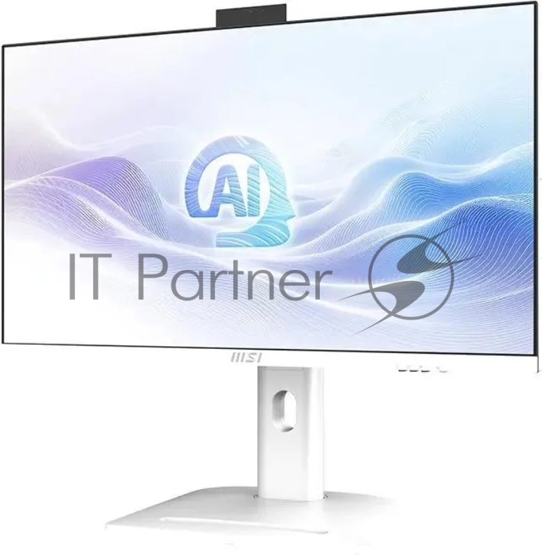 Моноблок MSI Modern AM273QP AI 1UM-095XRU 27 WQHD Core Ultra 7 155H (1.4) 16Gb SSD1Tb Graphics CR без ОС 2.5Gigabit WiFi BT 120W клавиатура мышь Cam белый 2560x1440