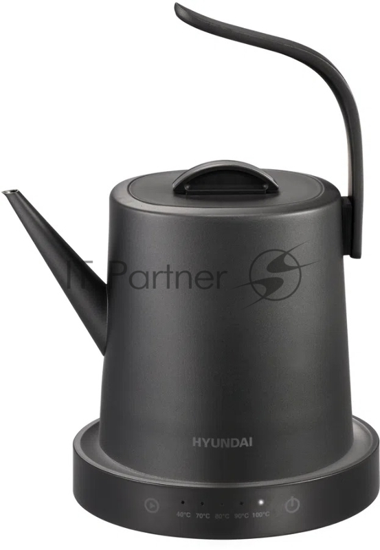 Чайник электрический Hyundai HYK-S5503 1л. 1200Вт титан/титановый корпус: металл